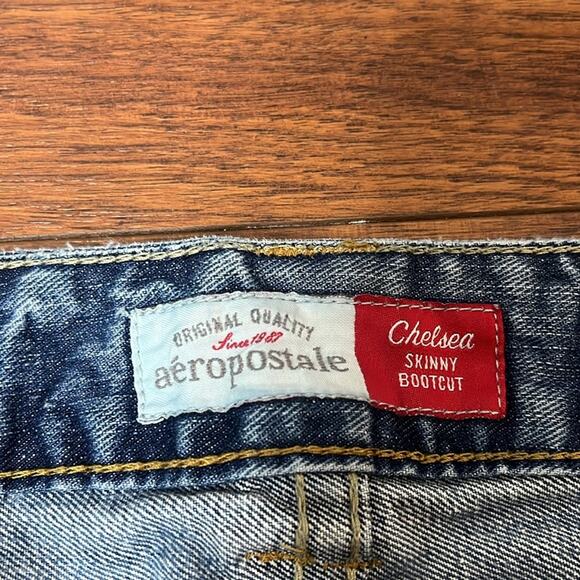 Aeropostale Chelsea Skinny Bootcut Jeans 9/10 Short - Picture 5 of 6
